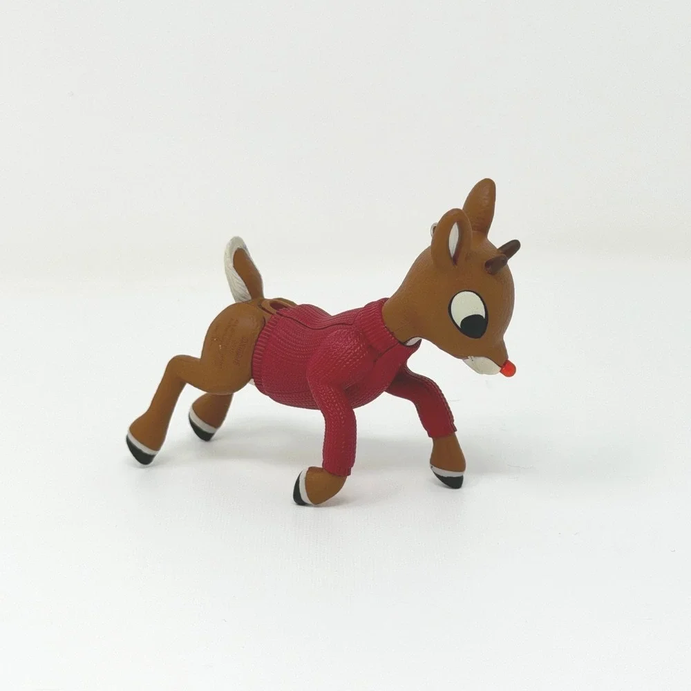 Hallmark Rudolph A Very Shiny Nose 2018 Magic Light Christmas Ornament Box